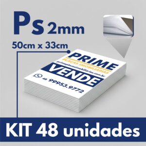 50cm x 33cm - Kit 48 unidades